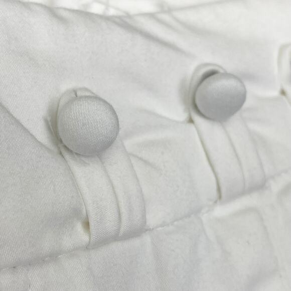 Abs by Allen Schwartz White Woven Wide Leg Pants - Picture 5 of 13